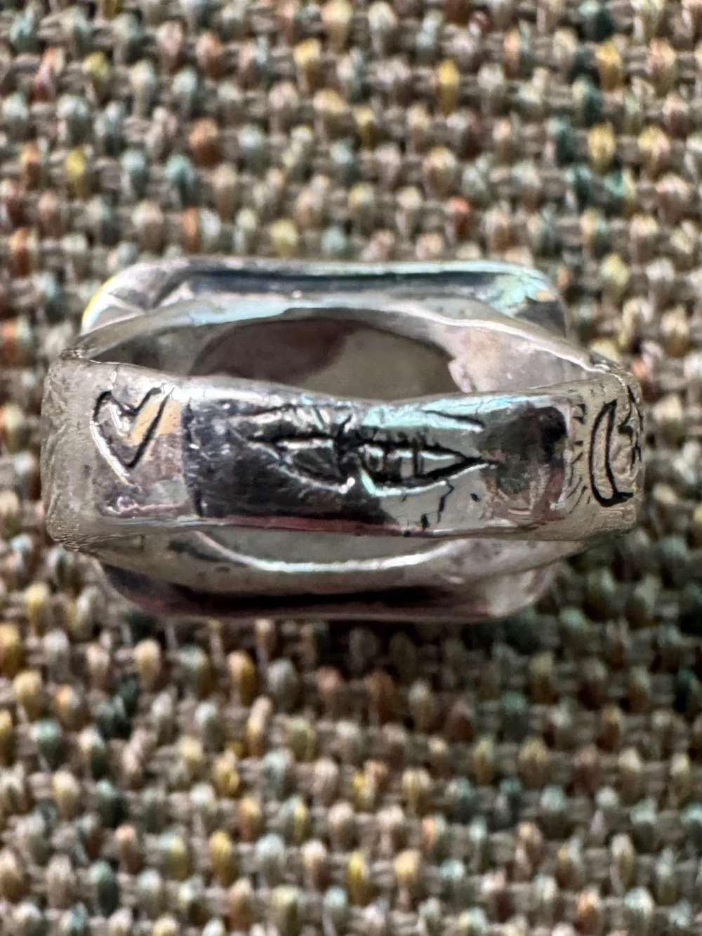 Jesus Maharry Magical Moon Stone Ring Size 8